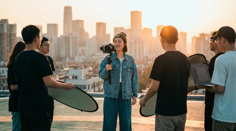 黑丝短视频-户外拍摄花絮