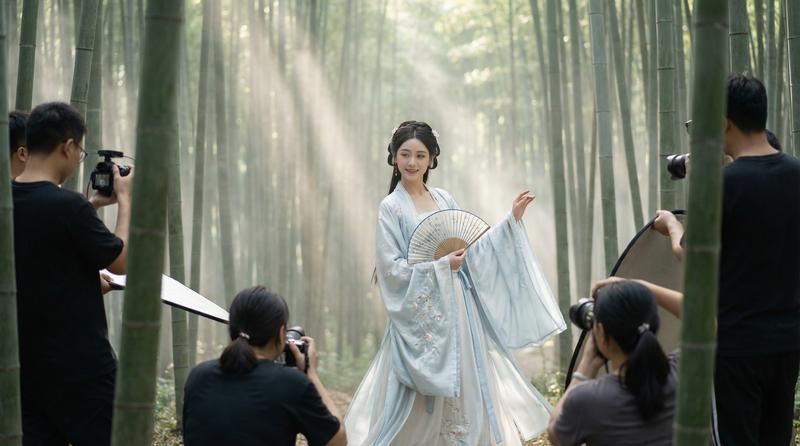 黑丝古风写真视频